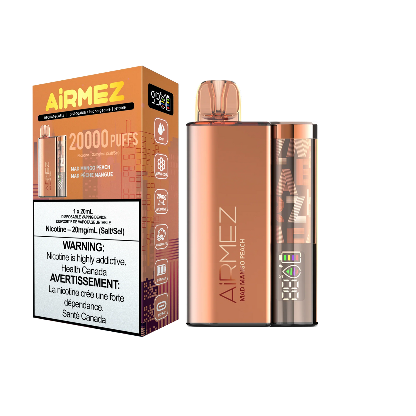 AiRMEZ Original 20k Puffs Disposable Vapes