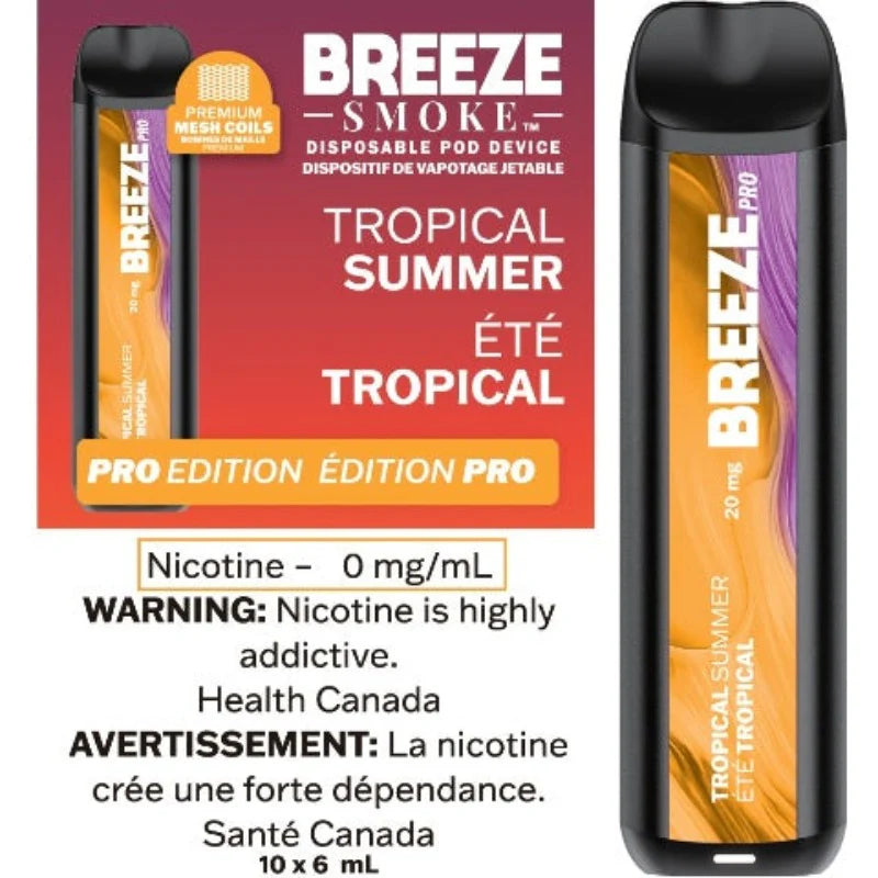 Breeze Pro ZERO Disposable Vapes