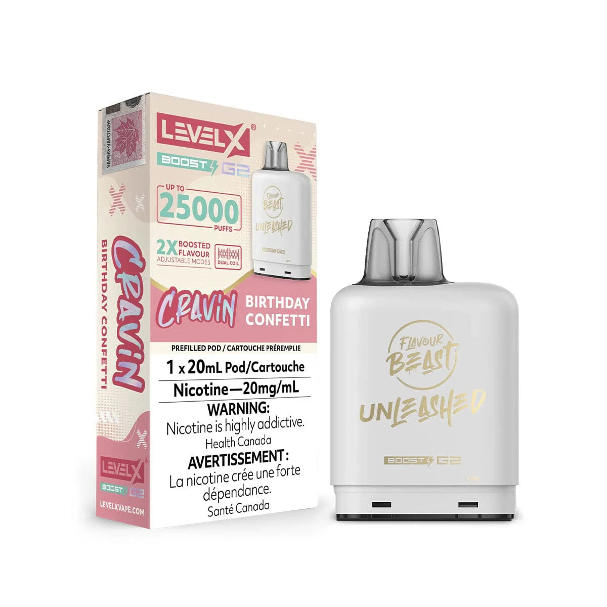 Flavour Beast Level X Boost Unleashed Pod 15K/25K G2
