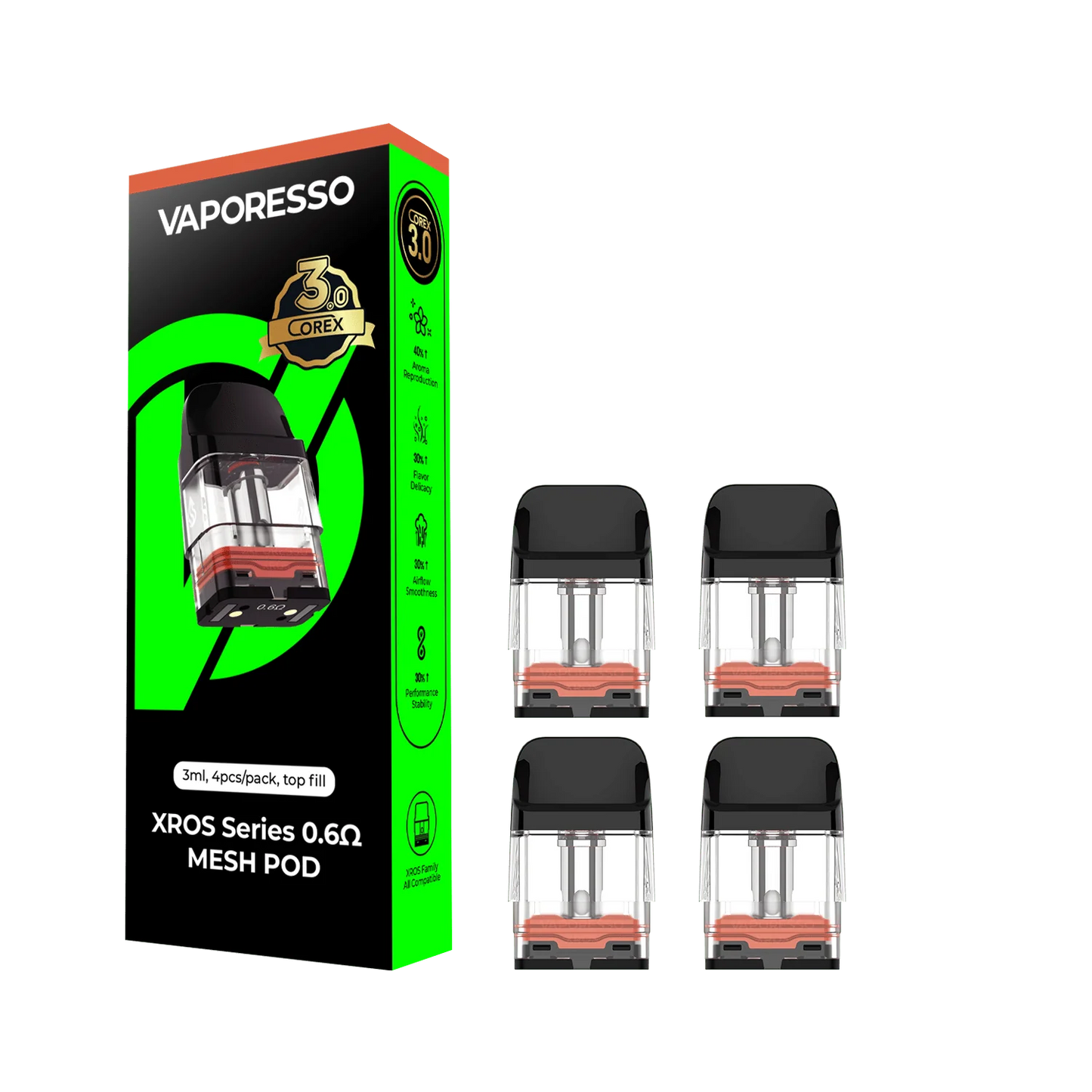 Vaporesso XROS Replacement Pod (4 Pack)