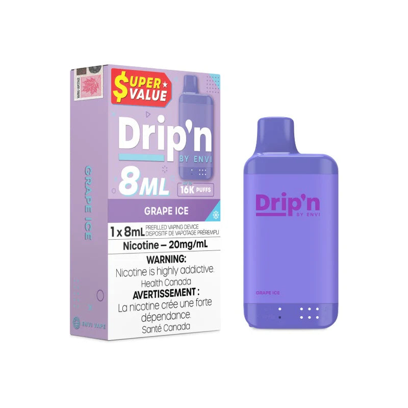 Drip’n by Envi 16K Disposable Vape – 8mL | 16,000 Puffs