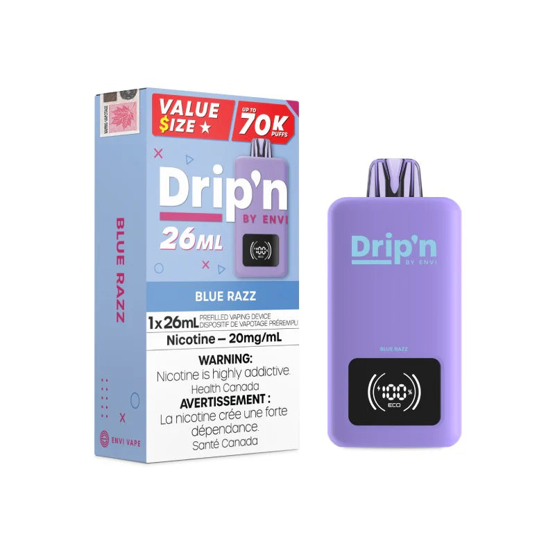 Drip’n by Envi 70K Disposable Vape – 26mL | Up to 70,000 Puffs