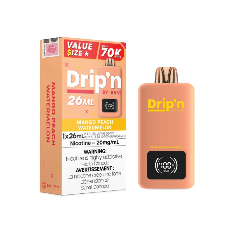 Drip’n by Envi 70K Disposable Vape – 26mL | Up to 70,000 Puffs