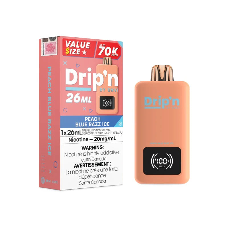Drip’n by Envi 70K Disposable Vape – 26mL | Up to 70,000 Puffs