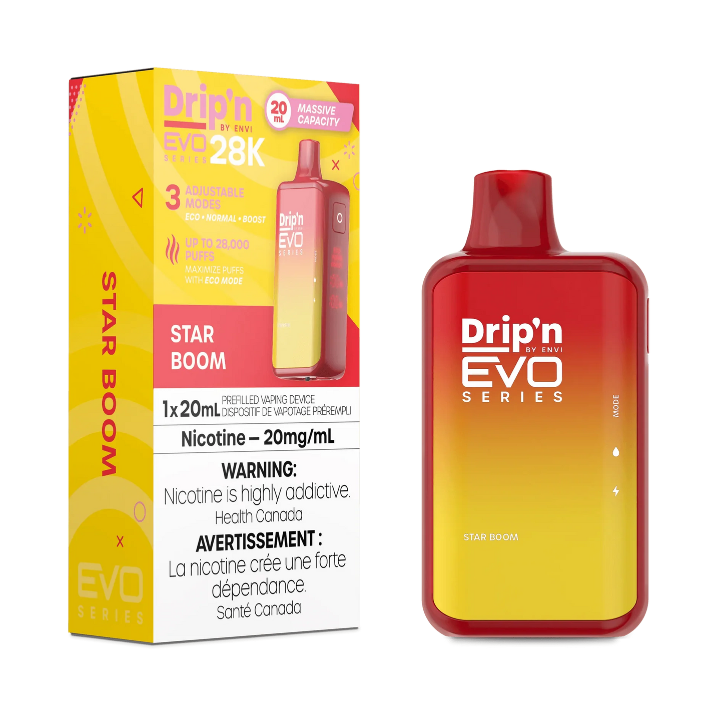 Drip'N EVO 28K Disposable Vapes