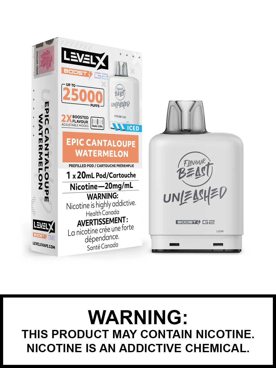 Flavour Beast Level X Boost Unleashed Pod 15K/25K G2