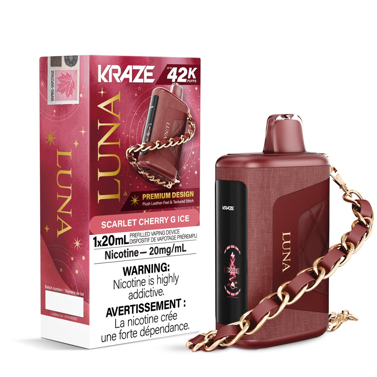 KRAZE LUNA 42K PUFF Disposable