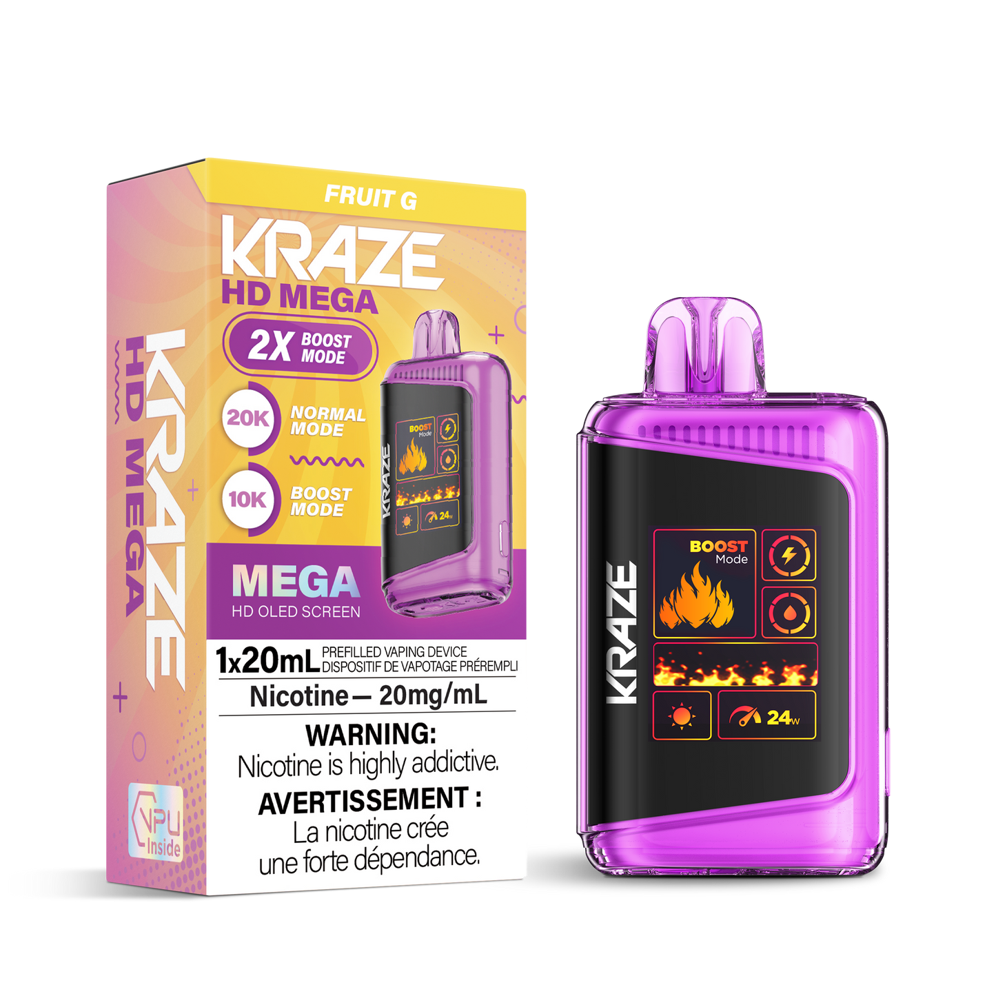 Kraze HD Mega 20K ***HARMONIZED STAMPED***