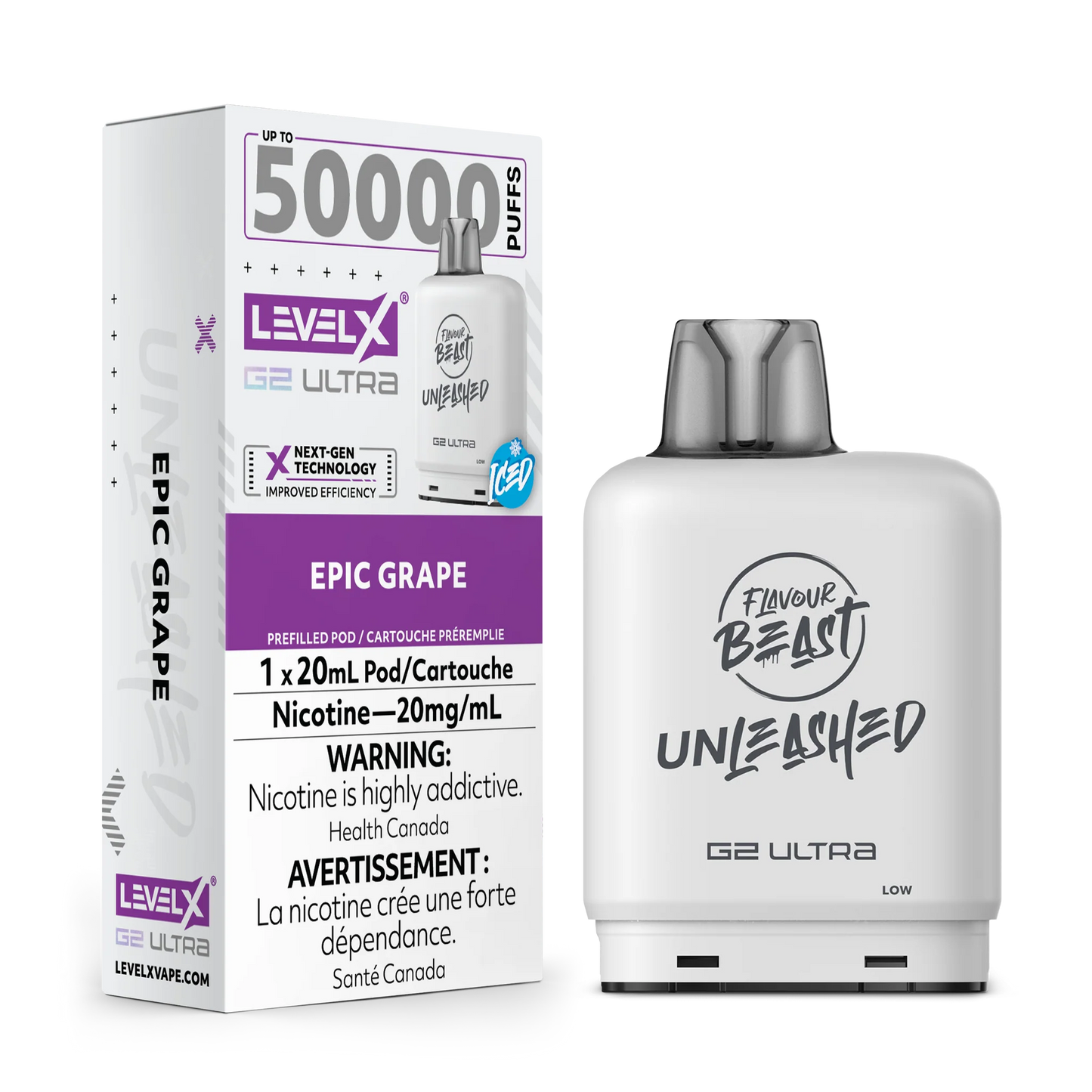 Level X Flavour Beast G2 Ultra Pod 50k - Unleashed