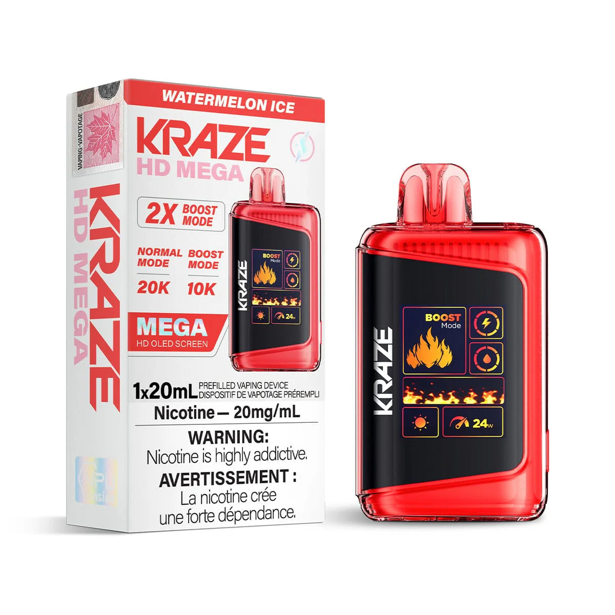 Kraze HD Mega 20K ***HARMONIZED STAMPED***