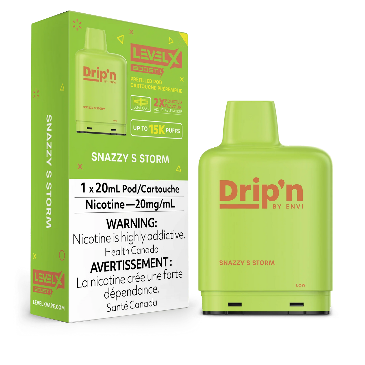 Level X Drip’n Boost Pods 15K