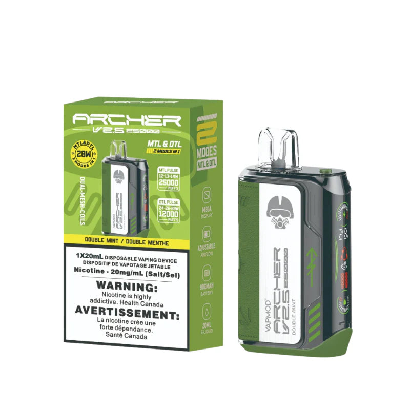 VAPMOD Archer 25000 Disposable Vape - (ON)