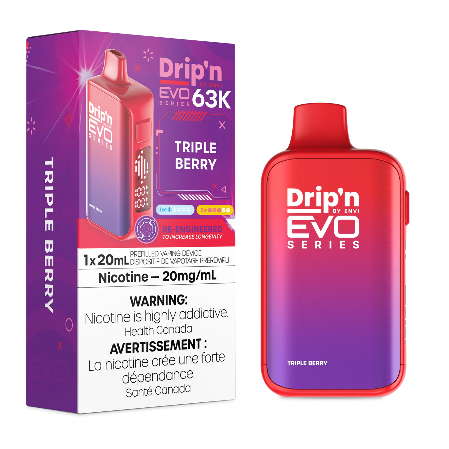 Dripn Evo 63K Disposable Vape