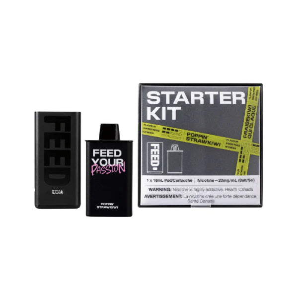 FEED Starter Kit - Device & Pods, 550mAh | 18ML 9000 Puffs