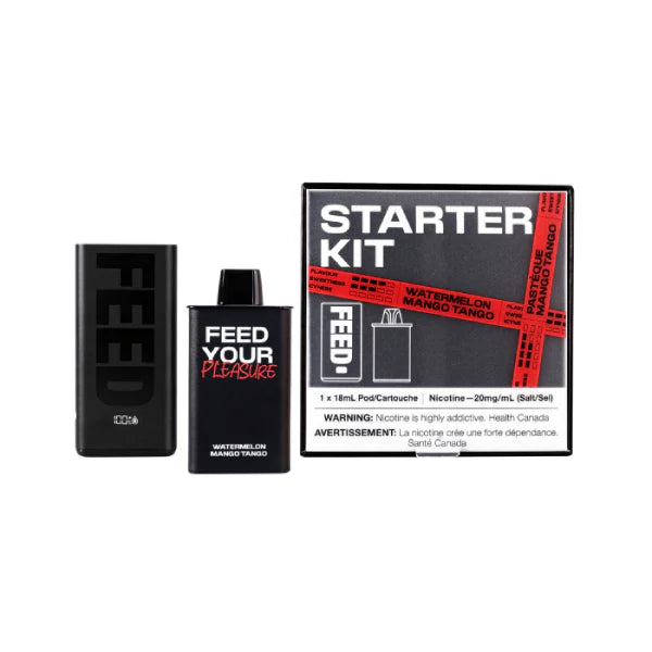 FEED Starter Kit - Device & Pods, 550mAh | 18ML 9000 Puffs