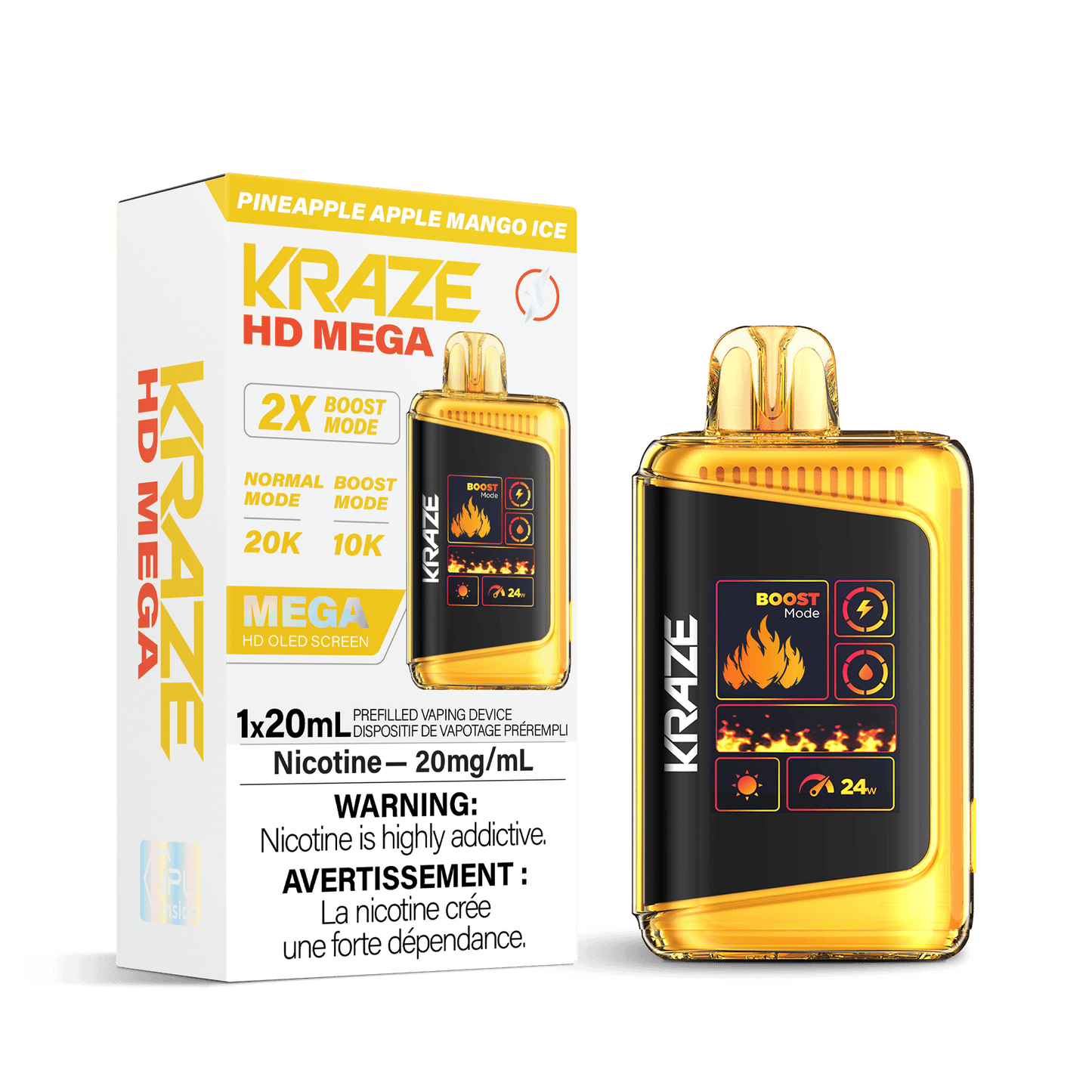 Kraze HD Mega 20K ***HARMONIZED STAMPED***