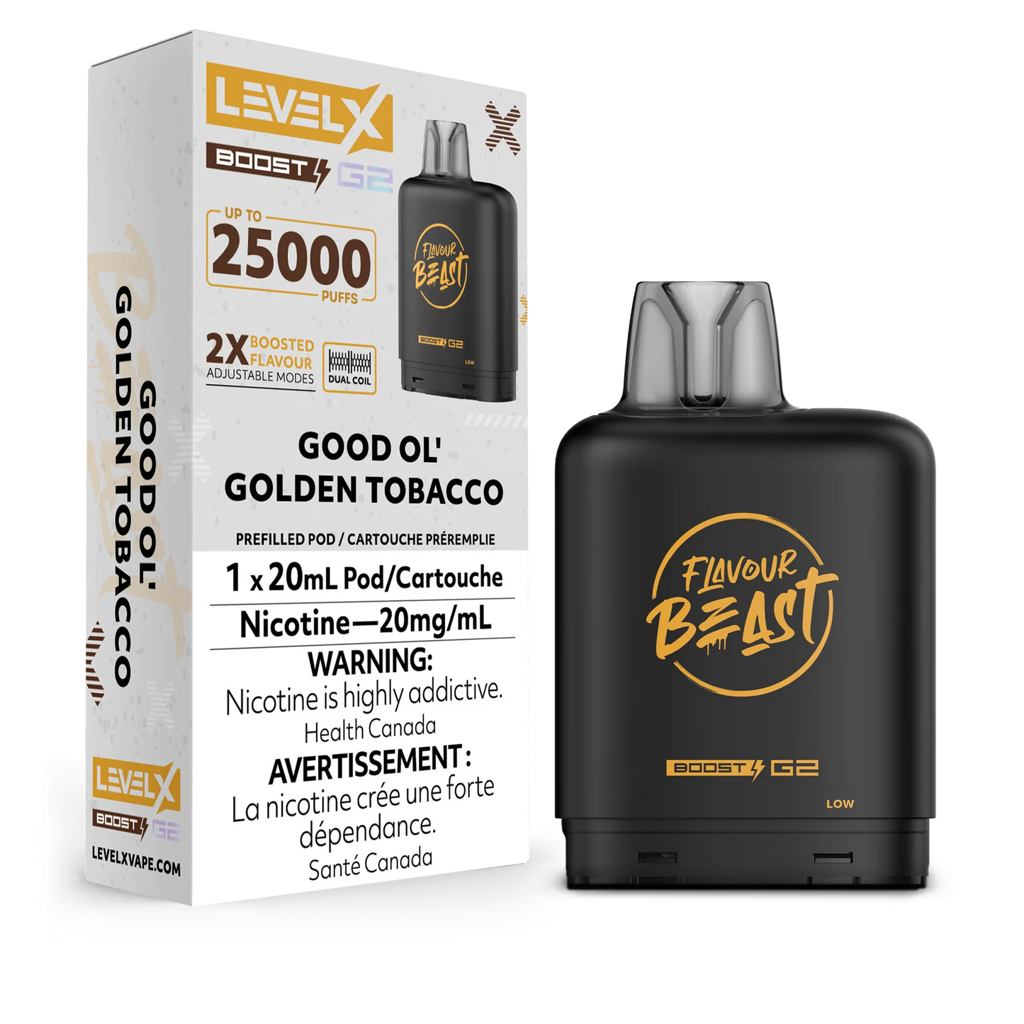 Flavour Beast Level X Boost Pod 15K/25K G2
