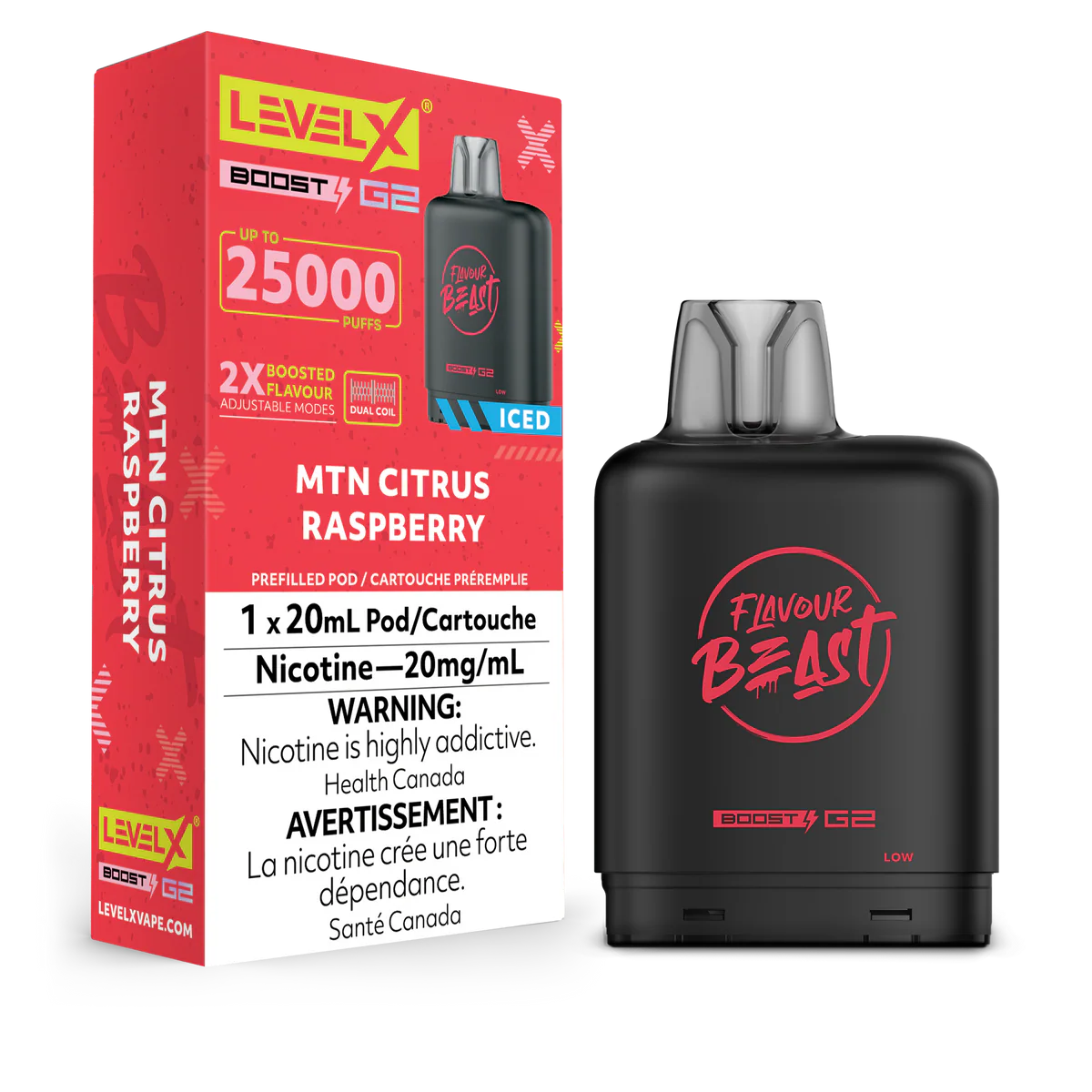 Flavour Beast Level X Boost Pod 15K/25K G2