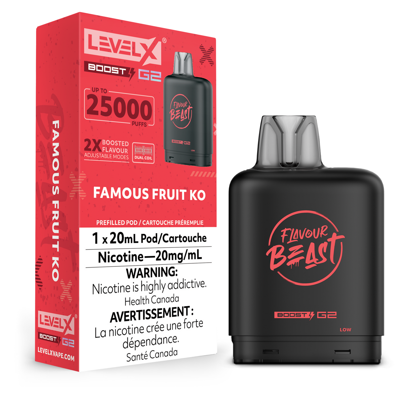 Flavour Beast Level X Boost Pod 15K/25K G2
