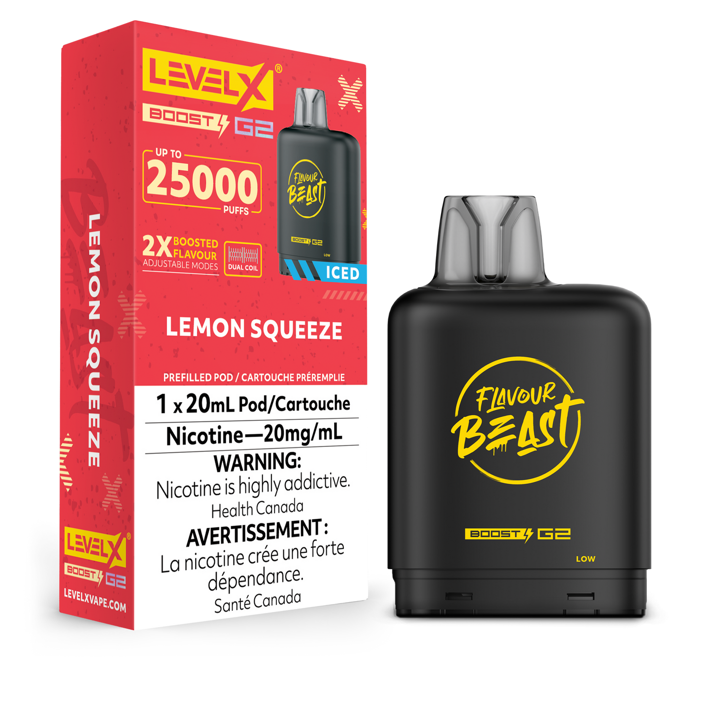Flavour Beast Level X Boost Pod 15K/25K G2