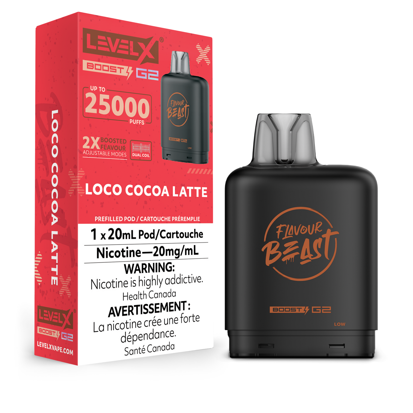 Flavour Beast Level X Boost Pod 15K/25K G2