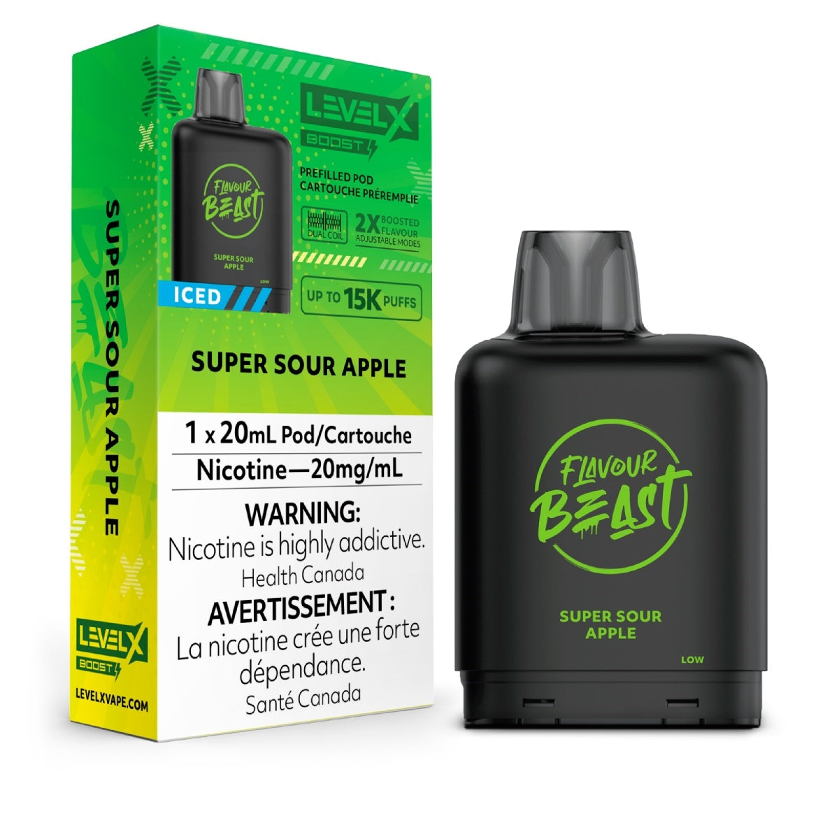 Flavour Beast Level X Boost Pod 15K/25K G2