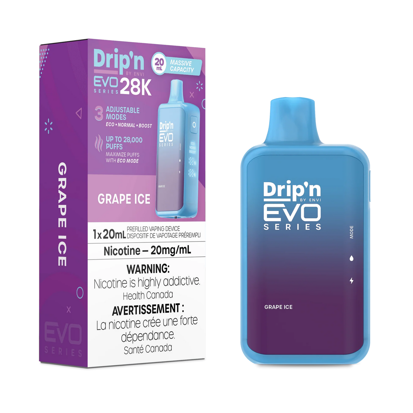 Drip'N EVO 28K Disposable Vapes
