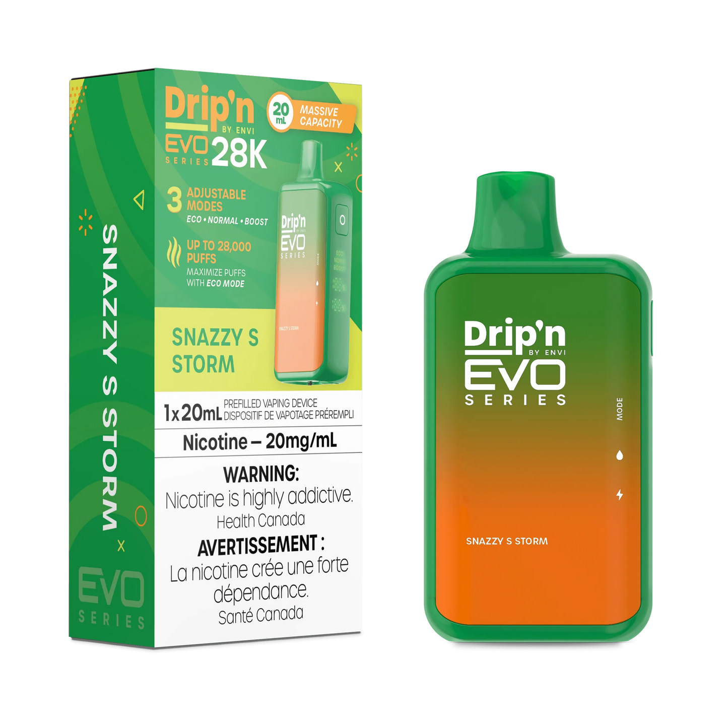 Drip'N EVO 28K Disposable Vapes