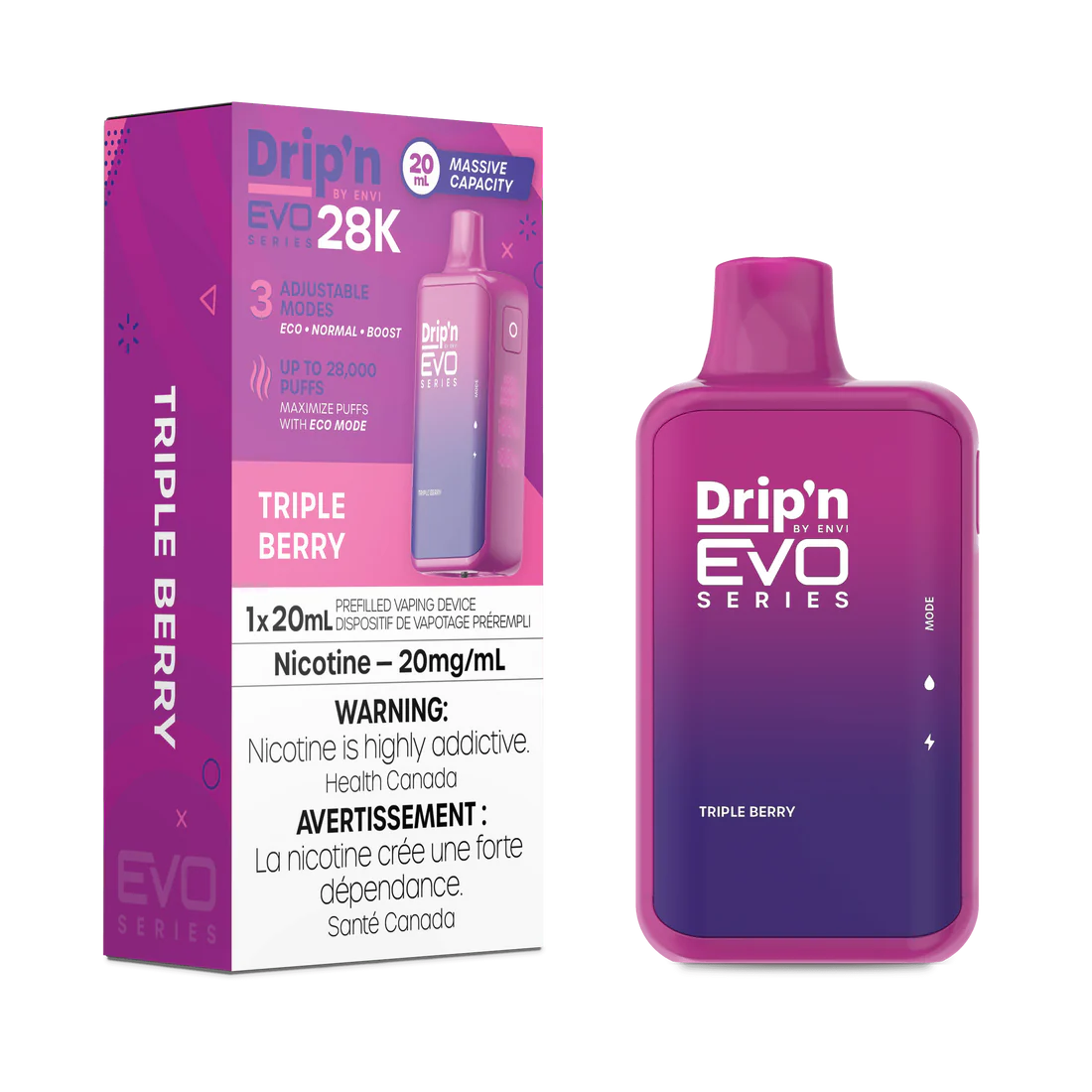 Drip'N EVO 28K Disposable Vapes