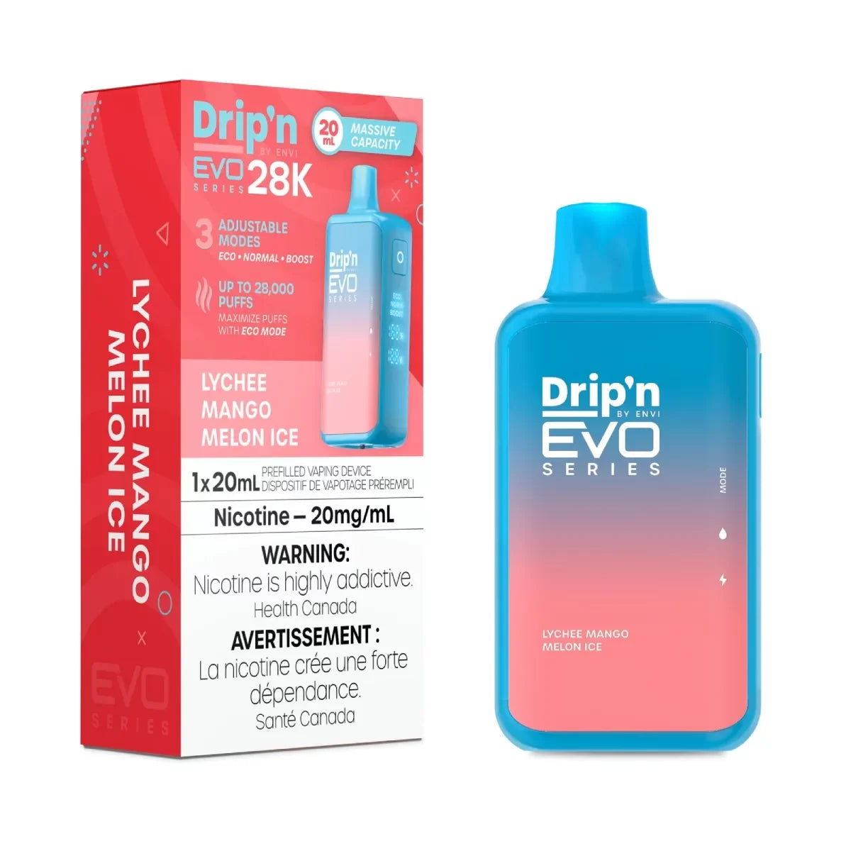 Drip'N EVO 28K Disposable Vapes