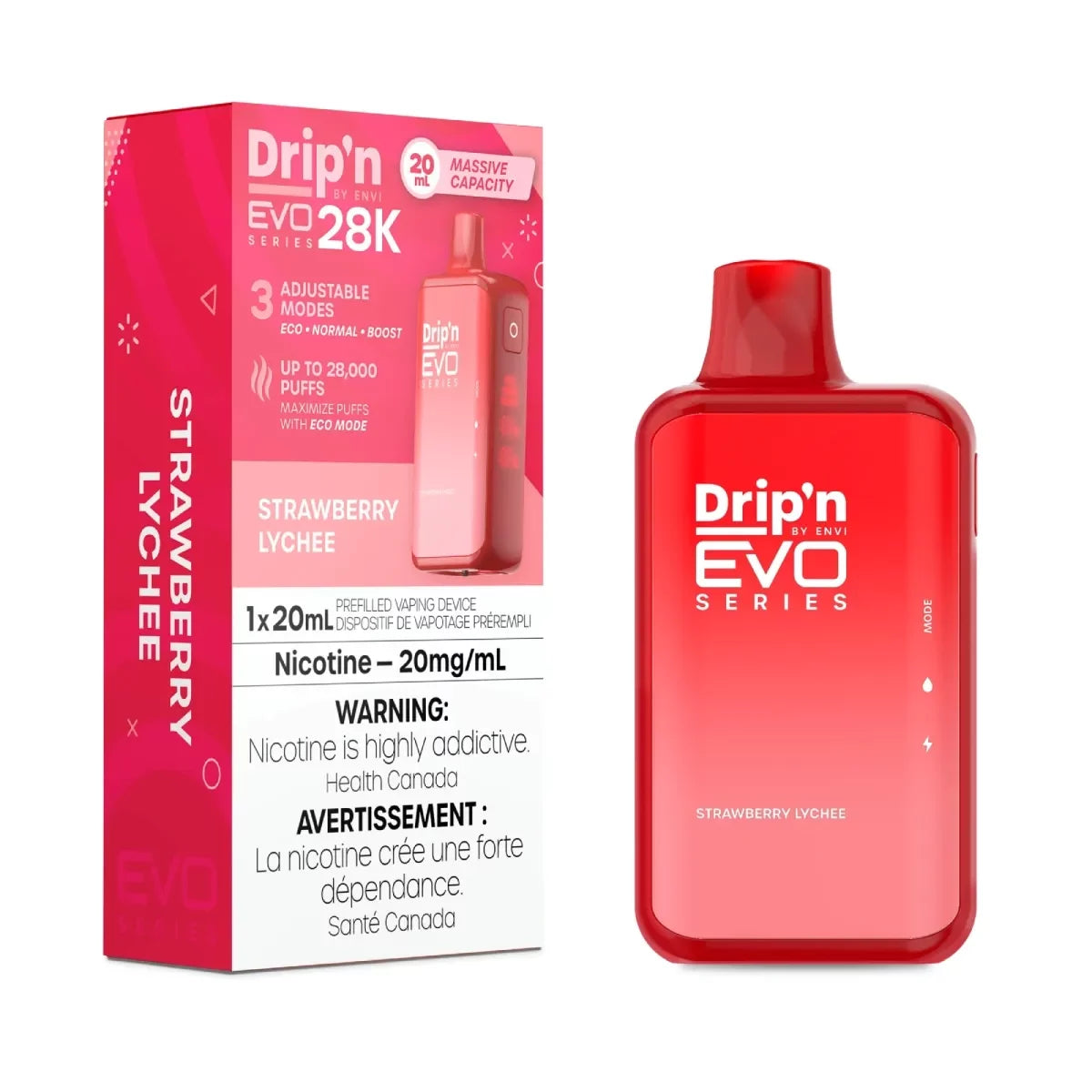 Drip'N EVO 28K Disposable Vapes