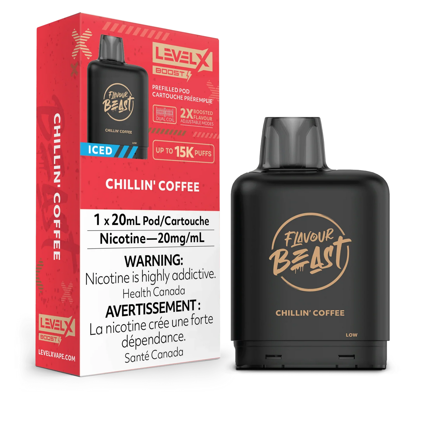 Flavour Beast Level X Boost Pod 15K/25K G2